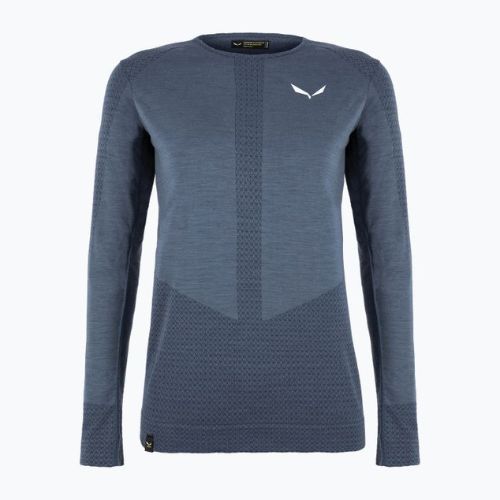 Women's thermal T-shirt Salewa Zebru Med Warm Amr blue 00-0000027958