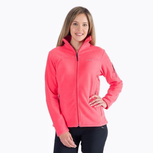 Columbia Fast Trek II women's fleece sweatshirt pink 1465351