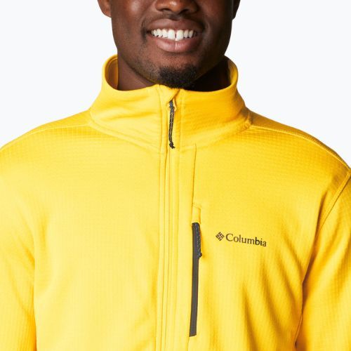 Columbia Park View men's trekking sweatshirt yellow 1952222