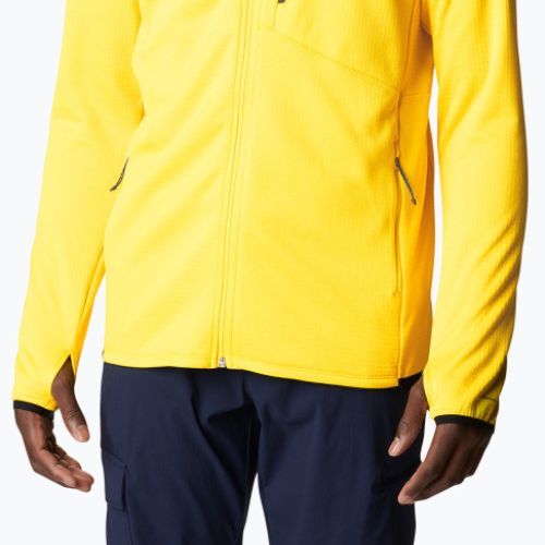 Columbia Park View men's trekking sweatshirt yellow 1952222