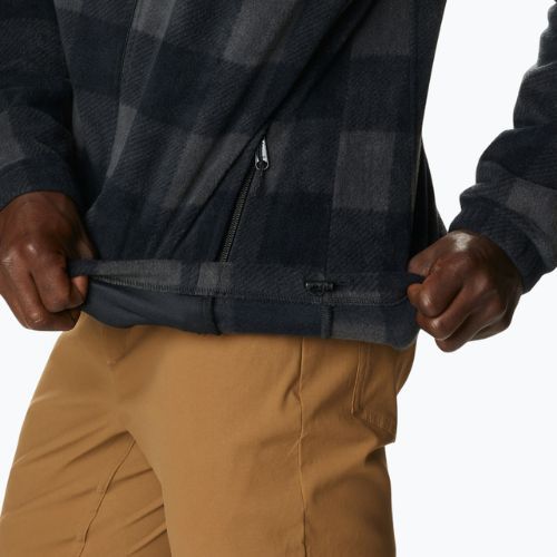 Columbia Steens Mountain Printed men's fleece sweatshirt black 1478231