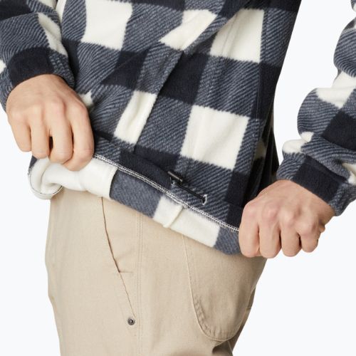 Columbia men's Steens Mountain Printed fleece sweatshirt brown 1478231