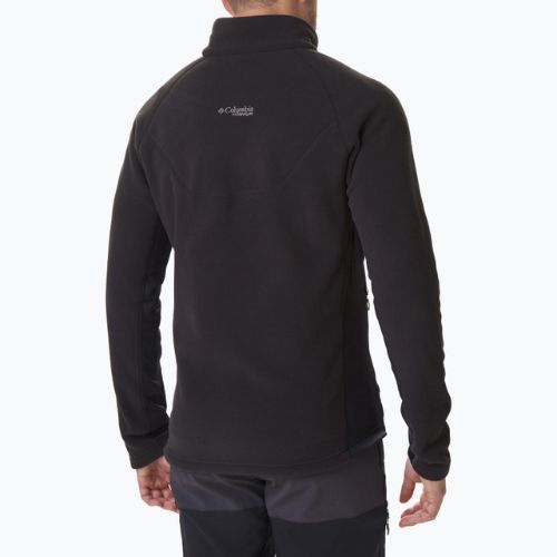 Columbia Titan Pass 2.0 II men's fleece sweatshirt black 1866422