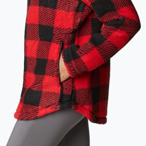 Columbia West Bend women's trekking sweatshirt red 1939901
