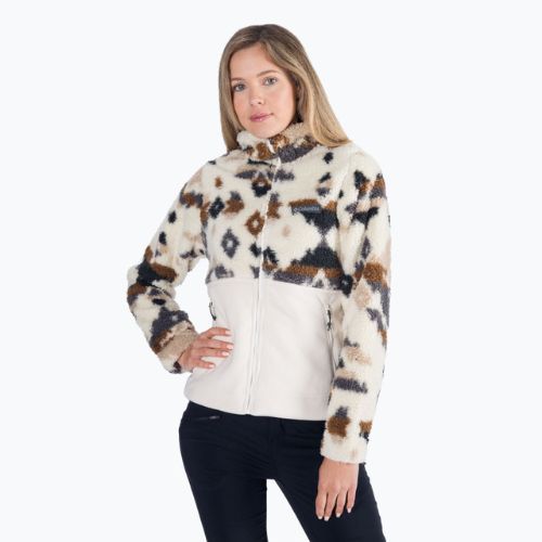 Columbia women's Winter Pass Sherpa Hooded fleece sweatshirt beige 2013293