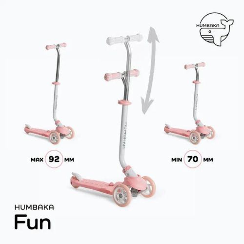 HUMBAKA Fun children's scooter pink KS001