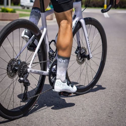 Luxa Tenerife grey cycling socks LUHE21SSTBS