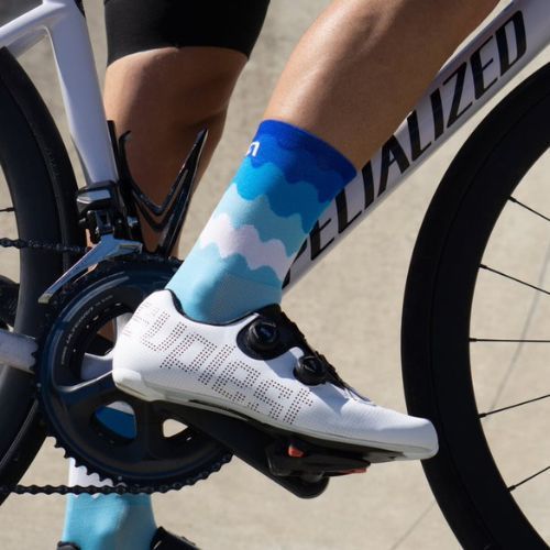 Luxa Tenerife blue cycling socks LUHE21SSTBLS