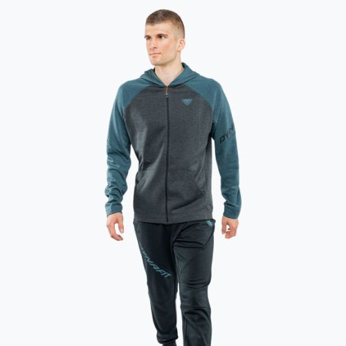 Men's DYNAFIT 24/7 PTC Zip Fleece Sweatshirt Blue 08-0000071506