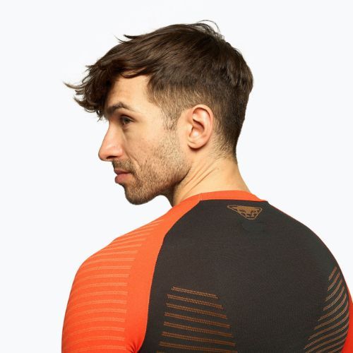 Men's DYNAFIT Speed Dryarn LS thermal T-shirt black-red 08-0000071056