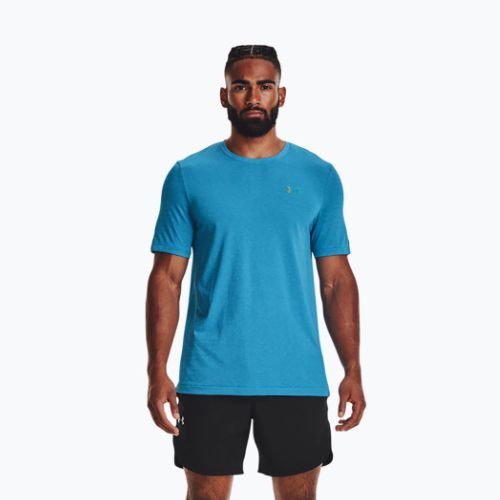Under Armour men's training t-shirt UA Rush Seamless Geosport SS blue 1370441