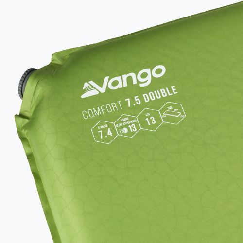 Vango Comfort Double 7.5 cm green self-inflating mat SMQCOMFORH09A05