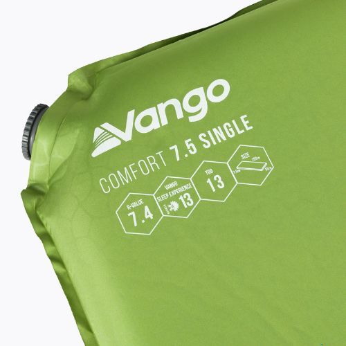 Vango Comfort Single 7.5 cm green self-inflating mat SMQCOMFORH09A12