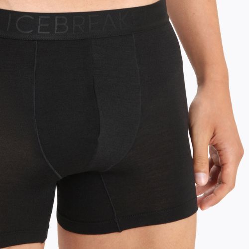 Icebreaker men's boxer shorts Anatomica Cool-Lite 001 black IB1052460011
