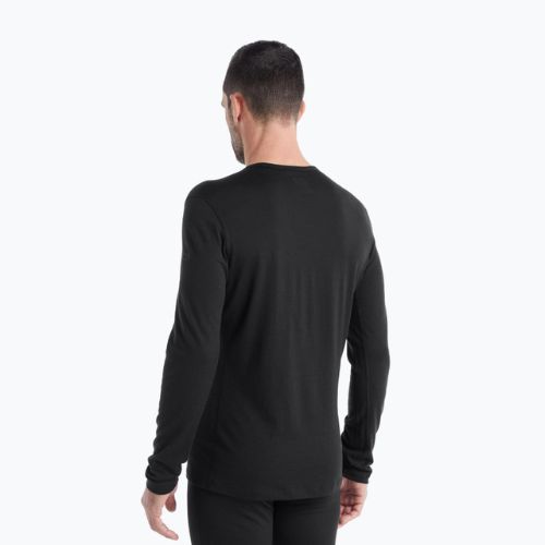 Men's thermal top icebreaker 200 Oasis Crewe black