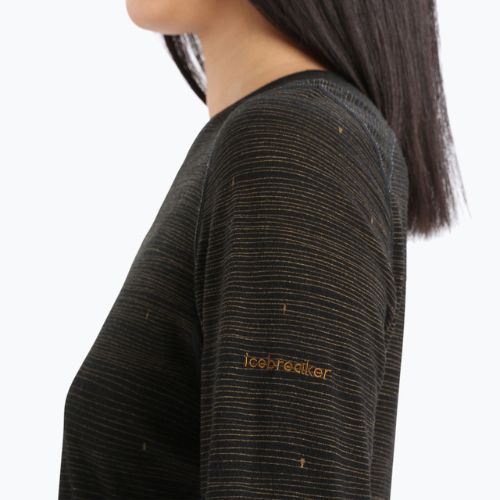 Women's thermal T-shirt icebreaker 200 Oasis black IB0A56HX5941