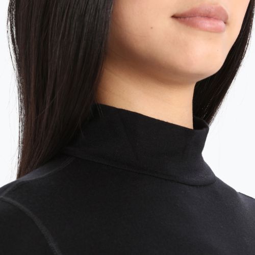 Women's thermal active sweatshirt icebreaker 260 Tech Turtleneck black