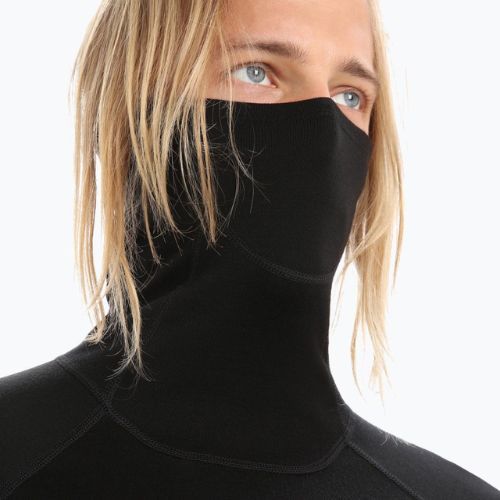 Men's thermal t-shirt icebreaker Merino LS Roll Neck black IB0A56KO0011