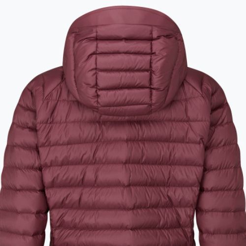 Women's down jacket Rab Microlight Alpine maroon QDB-13-DEH-08