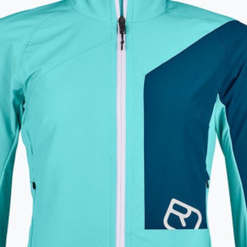 Women's softshell jacket ORTOVOX Berrino Hooded blue 6027700007