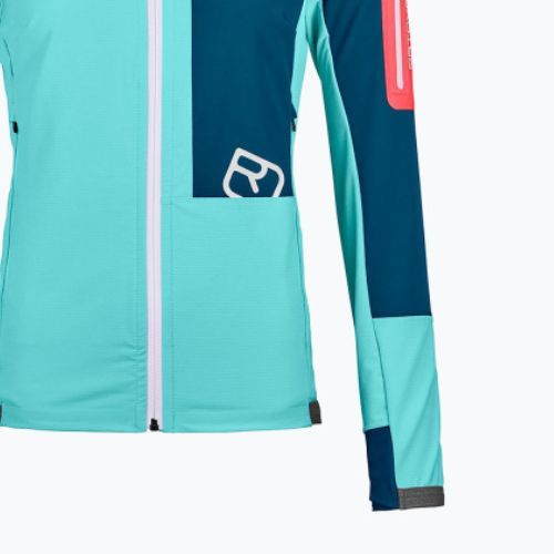 Women's softshell jacket ORTOVOX Berrino Hooded blue 6027700007