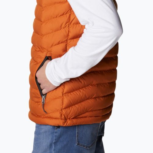 Columbia Powder Lite men's hiking sleeveless brown 1748031