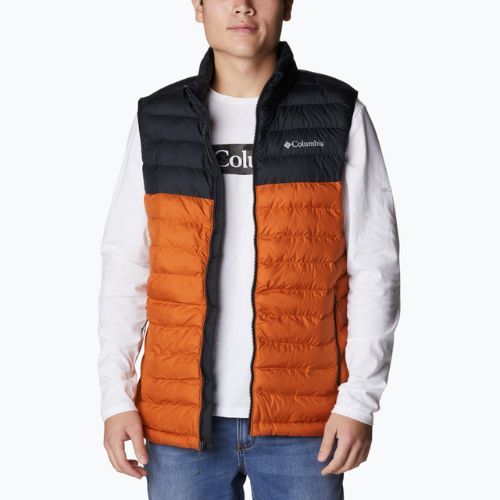 Columbia Powder Lite men's hiking sleeveless brown 1748031