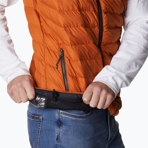 Columbia Powder Lite men's hiking sleeveless brown 1748031