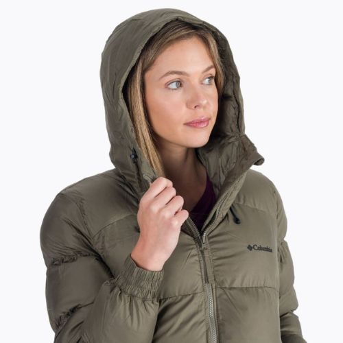 Columbia women's down jacket Pike Lake Long green 1976204