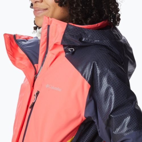 Columbia Snow Slab Blackdot women's ski jacket yellow-red 2007551