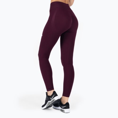 Women's training leggings GymGlamour Push Up Grape 314