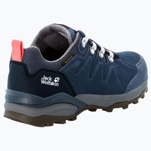 Jack Wolfskin women's trekking boots Refugio Texapore Low navy blue 4050821