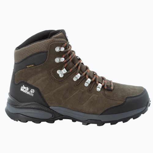 Jack Wolfskin men's Refugio Texapore Mid khaki/phantom trekking boots 4049841