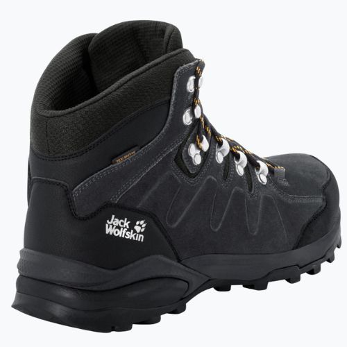 Jack Wolfskin men's trekking boots Refugio Texapore Mid black 4049841