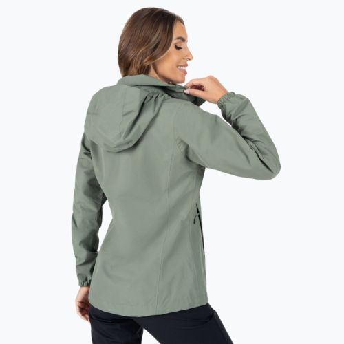 Jack Wolfskin women's Stormy Point 2L rain jacket green 1111202_4311