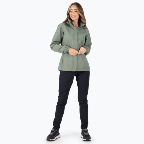 Jack Wolfskin women's Stormy Point 2L rain jacket green 1111202_4311
