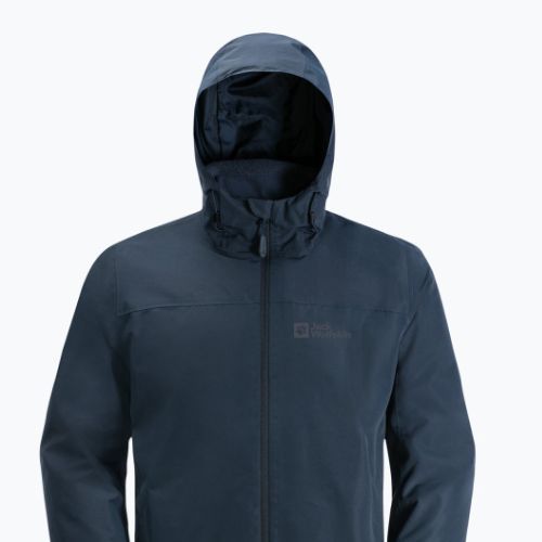 Jack Wolfskin men's 3-in-1 jacket Taubenberg navy blue 1115311_1010_006
