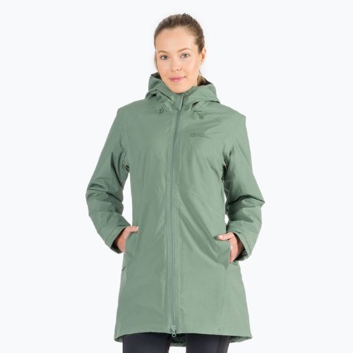 Jack Wolfskin women's winter jacket Heidelstein Ins green 1115681_4311