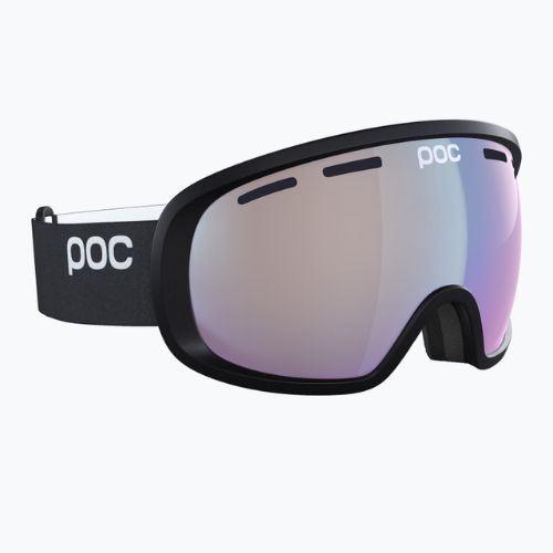 Ski goggles POC Fovea Clarity Photochromic uranium black/clarity photo light pink/sky blue