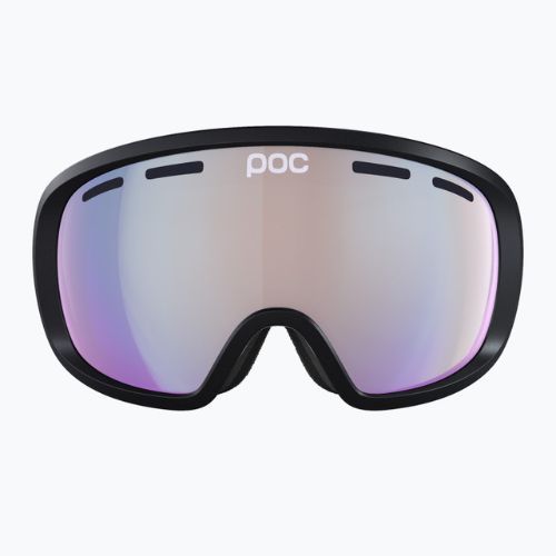 Ski goggles POC Fovea Clarity Photochromic uranium black/clarity photo light pink/sky blue