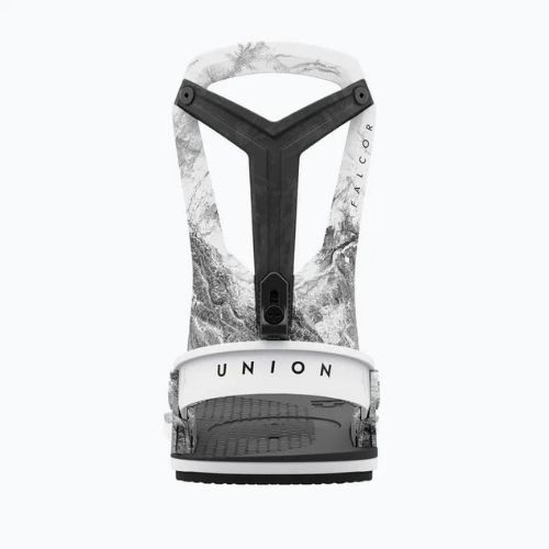 Union Falcor men's snowboard bindings black and white 2220125