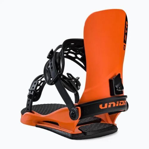 Union STR men's snowboard bindings orange 2210635