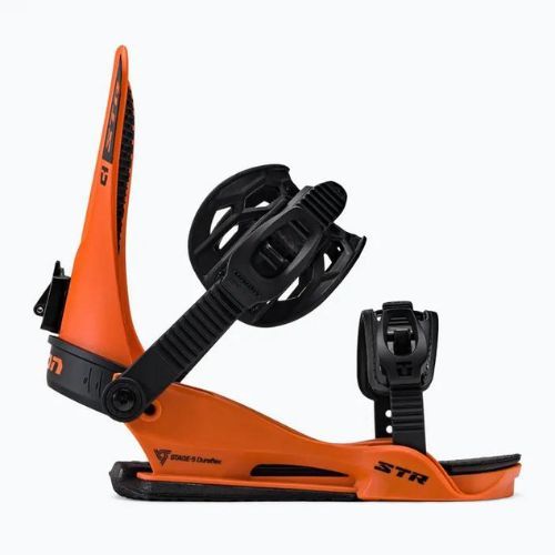 Union STR men's snowboard bindings orange 2210635