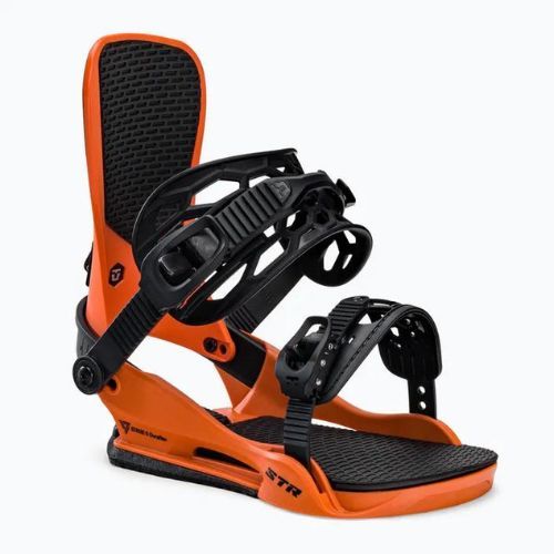 Union STR men's snowboard bindings orange 2210635