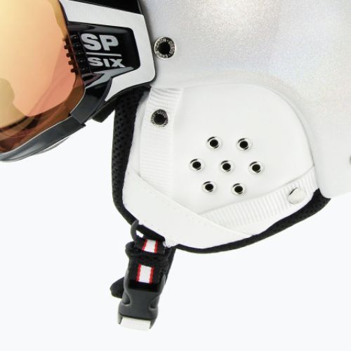 CASCO Ski Helmet SP-6 Visorb White 07.2578