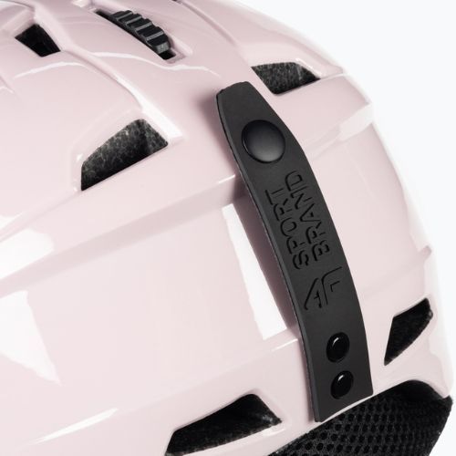 Children's ski helmet 4F pink 4FJAW22AHELF017