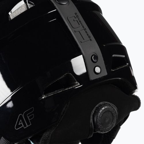 Women's ski helmet 4F black H4Z22-KSD001