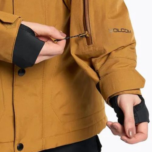 Women's snowboard jacket Volcom Ell Ins Gore-Tex Caramel H0452302