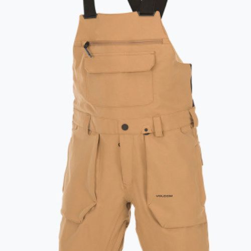 Men's snowboard trousers Volcom Roan Bib Overall Caramel G1352306