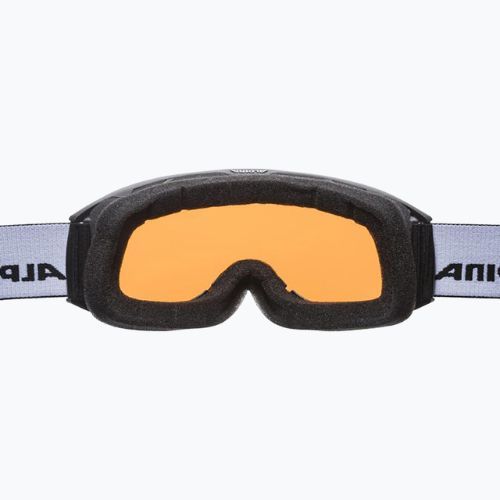 Ski goggles Alpina Nakiska black matt/orange